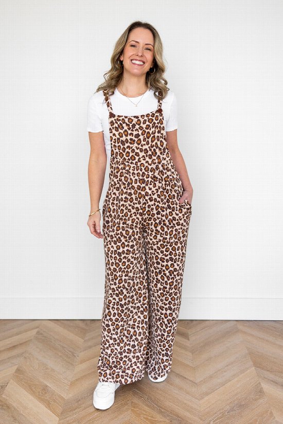 Luna Leopard Overalls 2